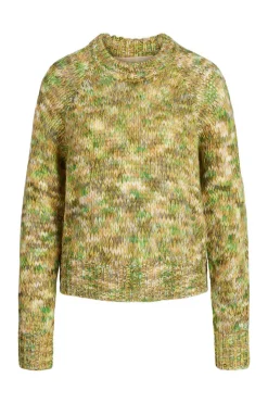 Jack & Jones Sueteres E Cardigans-Camisola De Malha Multicolor De Gola Redonda