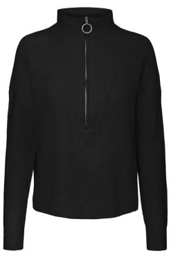 Noisy May Sueteres E Cardigans-Camisola De Malha Oversize De Gola Alta