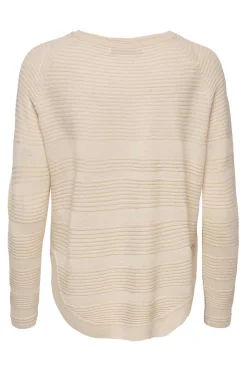 Only Sueteres E Cardigans-Camisola De Manga Comprida E Gola Redonda