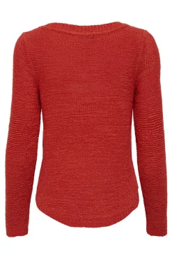 Only Sueteres E Cardigans-Camisola De Manga Comprida E Gola Redonda