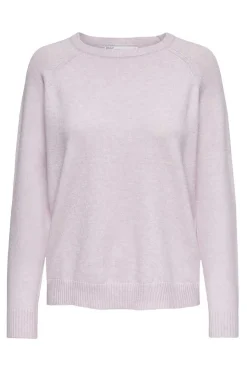 Only Sueteres E Cardigans-Camisola De Manga Comprida E Gola Redonda