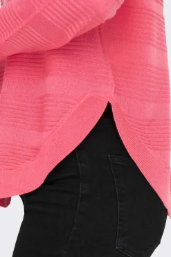 Only Sueteres E Cardigans-Camisola De Manga Comprida E Gola Redonda