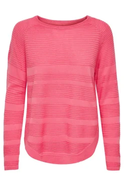 Only Sueteres E Cardigans-Camisola De Manga Comprida E Gola Redonda