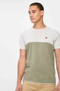 Springfield Camisola De Manga Curta Block Cinza Discount