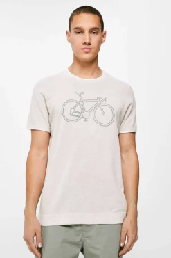 Springfield Camisola De Manga Curta Estrutura Bike Cinza