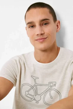 Springfield Camisola De Manga Curta Estrutura Bike Cinza