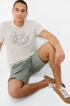 Springfield Camisola De Manga Curta Estrutura Bike Cinza