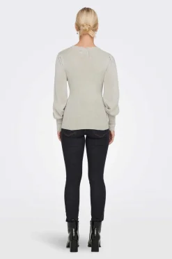 Only Sueteres E Cardigans-Camisola Em Bico Debruada