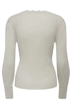 Only Sueteres E Cardigans-Camisola Em Bico Debruada