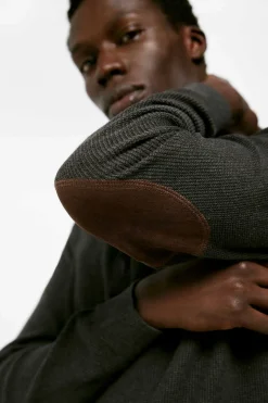 Springfield Camisola Estrutura Cotoveleiras Cinza