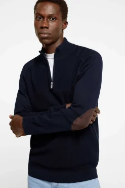 Springfield Camisola Estrutura Cotoveleiras Marinho Sale