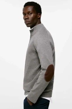 Springfield Camisola Estrutura Cotoveleiras Cinza Sale