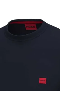 HUGO Camisola Gola Caixa Marinho Sale