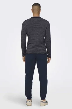 Only & Sons Camisola Gola Caixa Marinho Discount