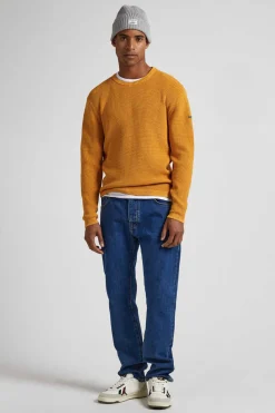 Pepe Jeans Camisola Gola Redonda Camelo Outlet
