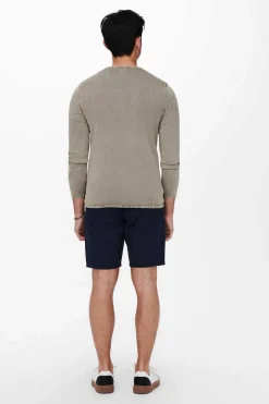 Only & Sons Camisola Gola Redonda Azulado Online