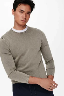 Only & Sons Camisola Gola Redonda Azulado Online