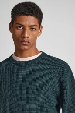 Pepe Jeans Camisola Gola Redonda Verde Hot