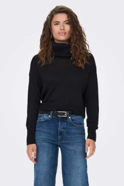 Only Sueteres E Cardigans-Camisola Gola Subida