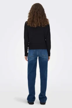 Only Sueteres E Cardigans-Camisola Gola Subida