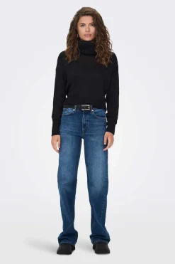 Only Sueteres E Cardigans-Camisola Gola Subida