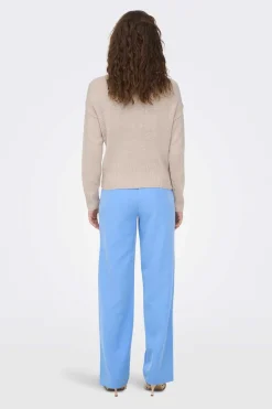 Only Sueteres E Cardigans-Camisola Gola Subida