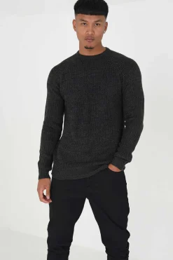 Brave Soul Camisola Jaspeada Marinho Sale