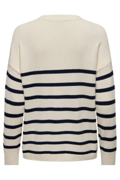 JDY Sueteres E Cardigans-Camisola Malha As Riscas