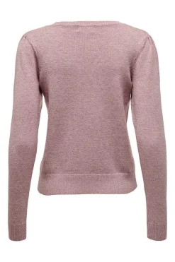 JDY Sueteres E Cardigans-Camisola Malha Fina Gola Redonda