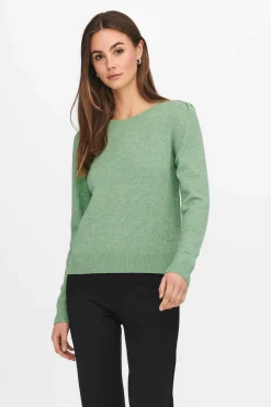 JDY Sueteres E Cardigans-Camisola Malha Fina Gola Redonda