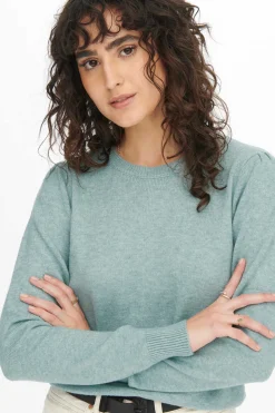 JDY Sueteres E Cardigans-Camisola Malha Fina Gola Redonda