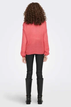 JDY Sueteres E Cardigans-Camisola Malha Gola Redonda