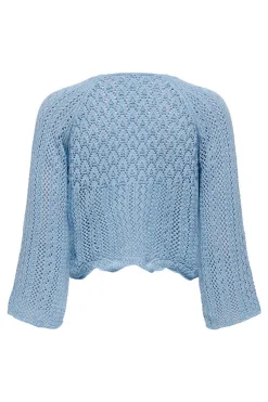 Only Sueteres E Cardigans-Camisola Malha Rendilhada Crop