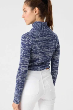 Inside Sueteres E Cardigans-Camisola Malha Torcal Gola Alta