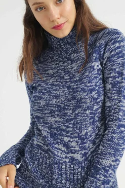 Inside Sueteres E Cardigans-Camisola Malha Torcal Gola Alta