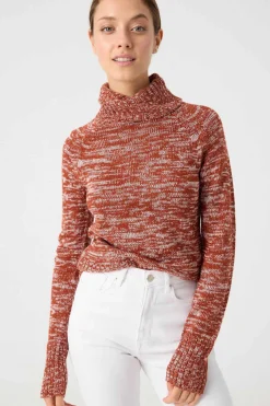 Inside Sueteres E Cardigans-Camisola Malha Torcal Gola Alta