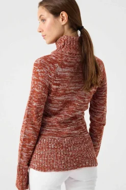 Inside Sueteres E Cardigans-Camisola Malha Torcal Gola Alta