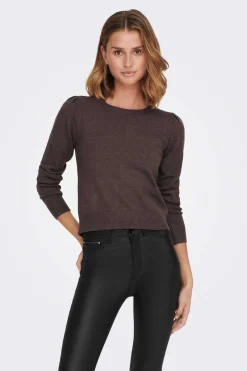 JDY Sueteres E Cardigans-Camisola Manga Comprida E Gola Redonda