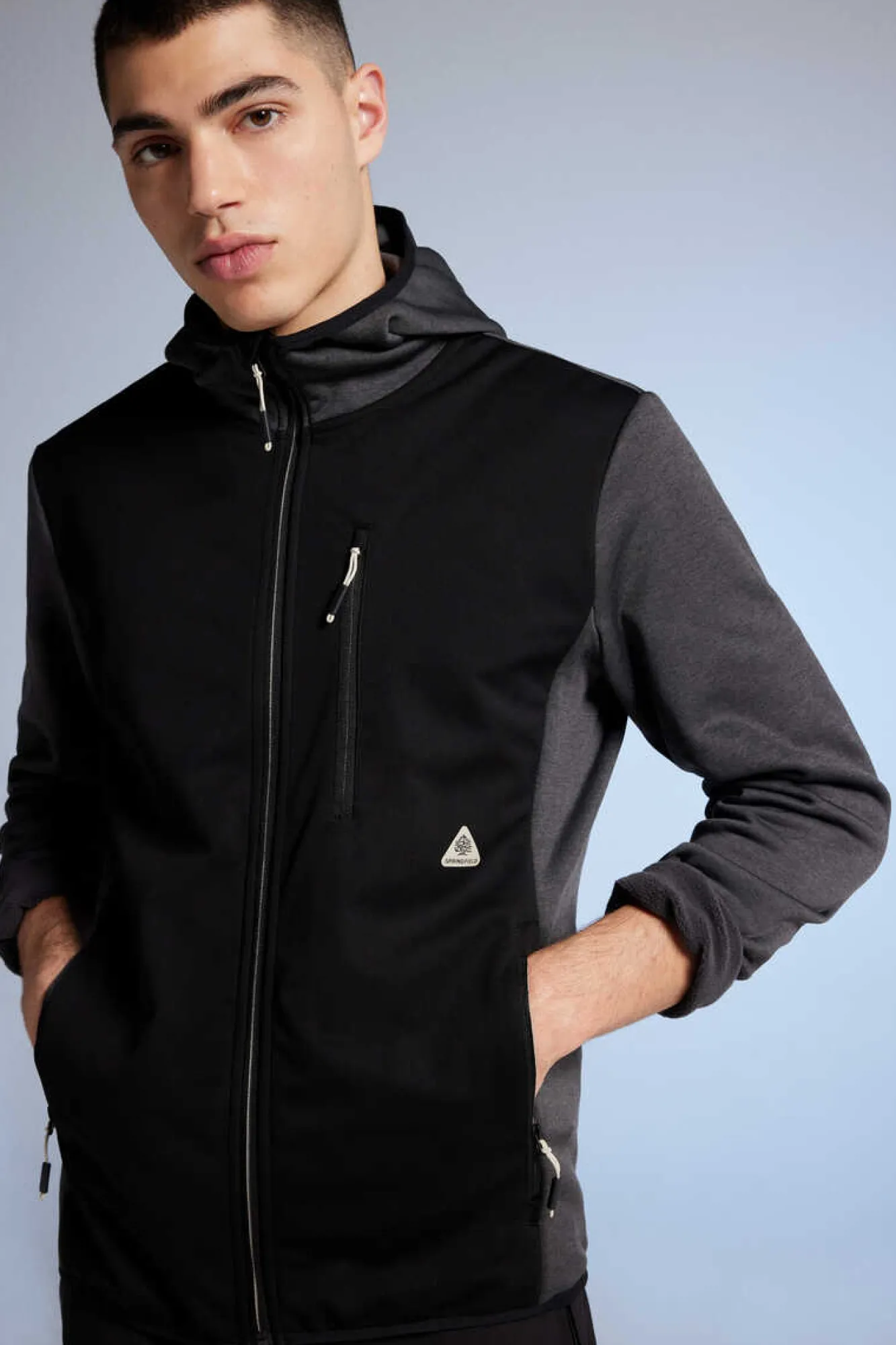 Springfield Camisola Oudoor Manga Comprida Preto Online