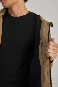 Springfield Capota Tecnica De Parka Beige Discount