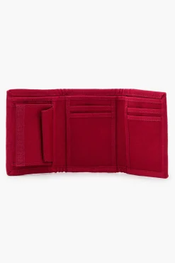 Levi's Carteira Batwing Trifold Wallet Vermelho Real