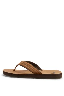 Quiksilver Carver Nubuck - Sandalias Para Homem Cru Clearance