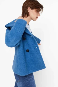 Cortefiel Blusoes E Casacos-Casacao Curto Cruzado