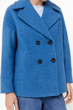 Cortefiel Blusoes E Casacos-Casacao Curto Cruzado