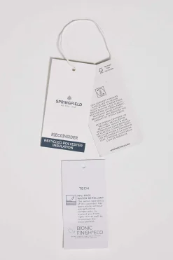 Springfield Casaco Acolchoado Beige Hot