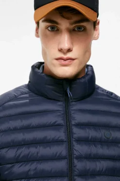 Springfield Casaco Acolchoado Azul Outlet