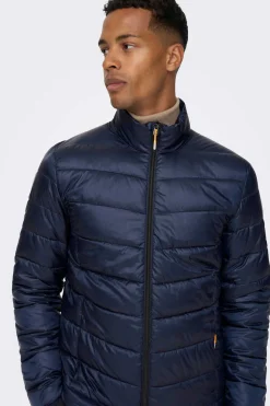 Only & Sons Casaco Acolchoado Marinho