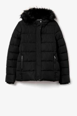 Tiffosi Sobretudos E Parkas-Casaco Acolchoado Com Capuz Com Pelo