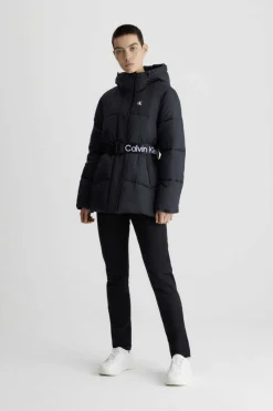 Calvin Klein Sobretudos E Parkas-Casaco Acolchoado Com Cinto