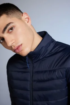 Springfield Casaco Acolchoado Combinado Marinho Online